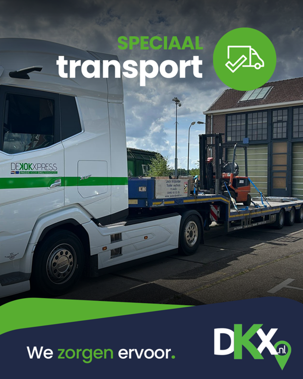 Transport Voor Groot Of Bijzonder Materiaal